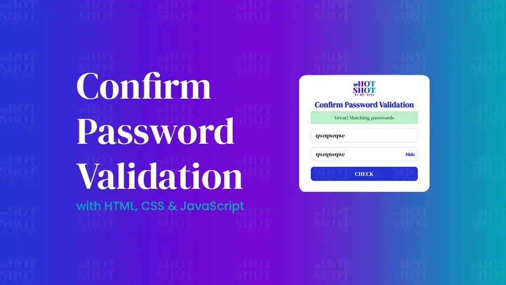 confirm-password-validation